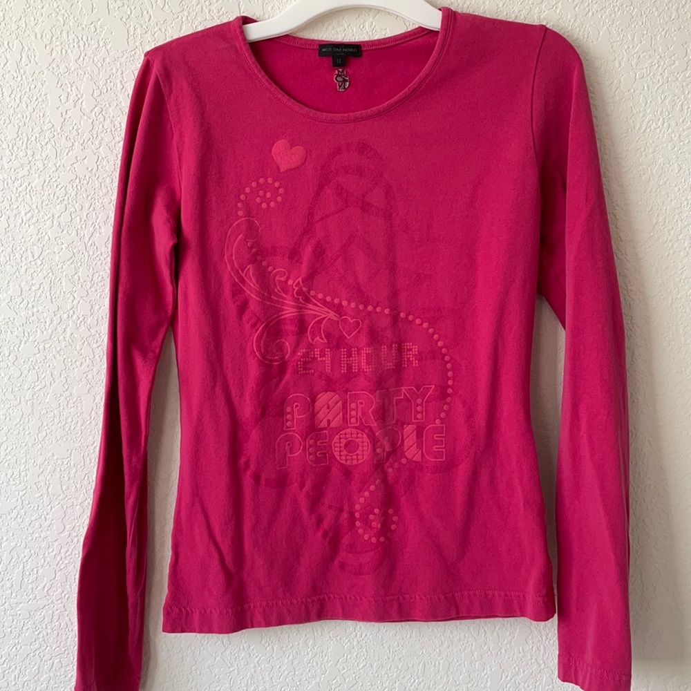 French brand Girl’s 14 Pink Long Sleeve